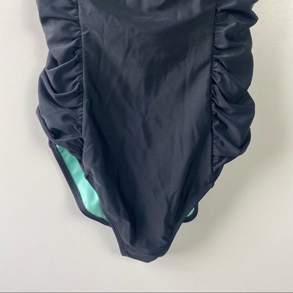 ATHLETA Black Twister Swimsuit! One Piece 36 B/C - Picture 6 of 13